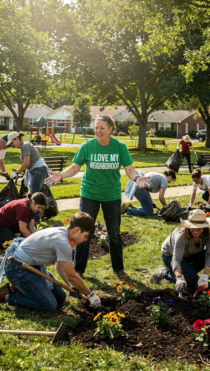 Historic local architecture highlighting neighborhood development