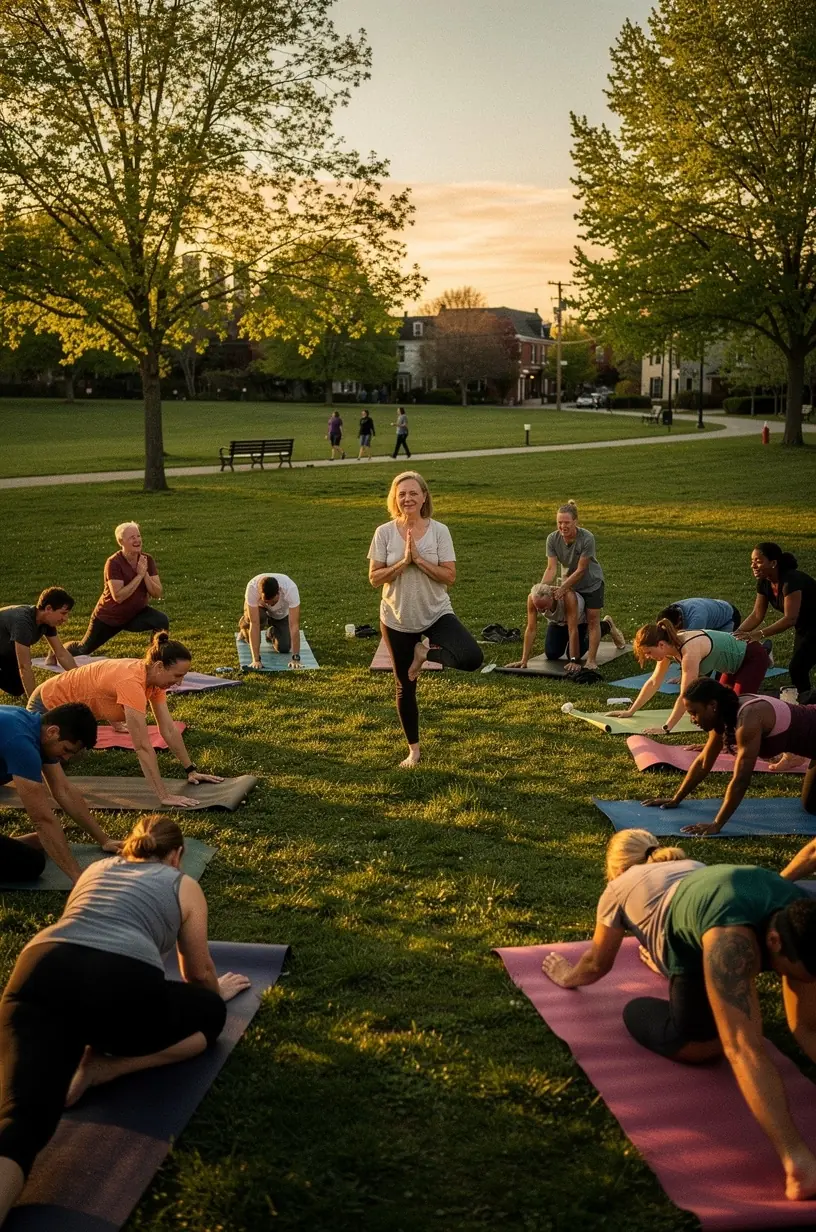 Local farmers' market showcasing fresh produce and community engagement.