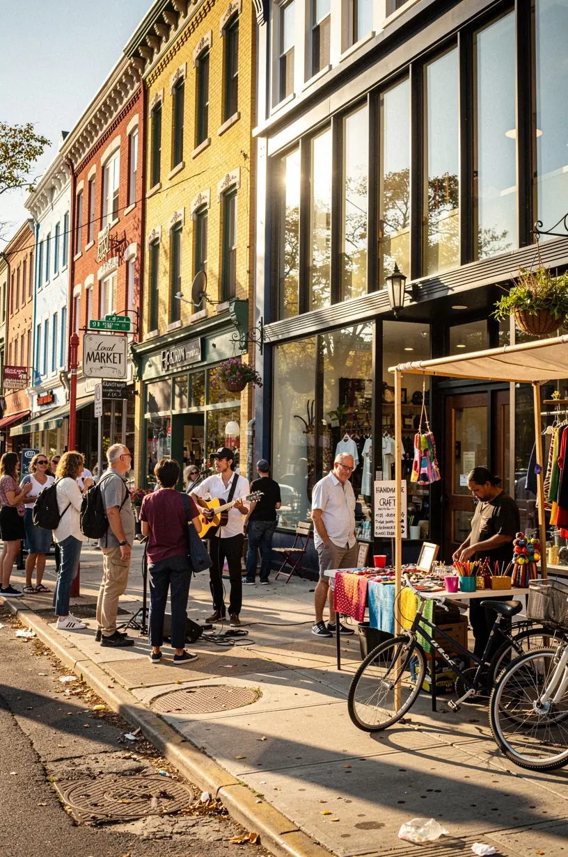Community members participating in a Neighborhood Watch program.